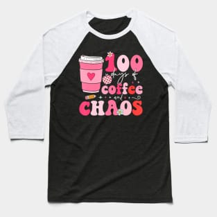 100Th Day Of School Teacher Kid Baseball T-Shirt